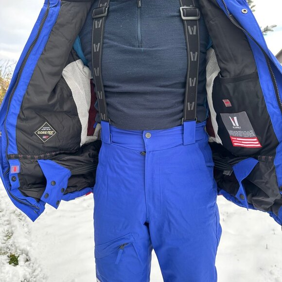 Authentic VUARNET FRENCH SKI TEAM Men's combo SKI JACKET & PANTS Audi / Alps - Picture 7 of 12